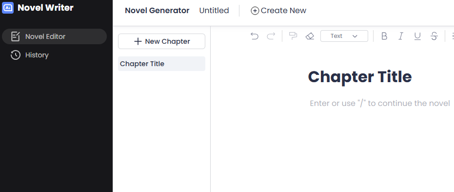 ChatArt AI Novel Generator