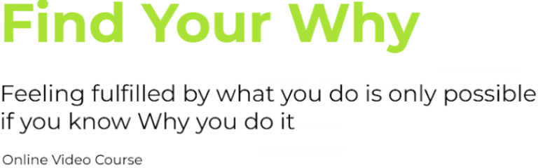 Find Your Why Mini Course